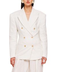 Ronny Kobo - Cosette Linen Blazer - Lyst