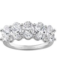 Diana M. Jewels - Diana M. Fine Jewelry 14k 2.56 Ct. Tw. Lab Grown Diamond Half-eternity Ring - Lyst