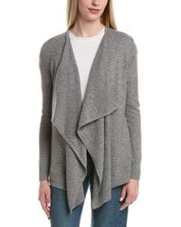 Bruno Magli - Waterfall Wool & Cashmere-Blend Cardigan - Lyst