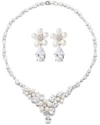 Eye Candy LA - Cz Crystal Necklace Set - Lyst