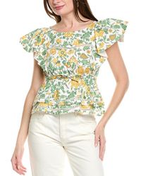 10 Crosby Derek Lam - Delphine Ruffle Blouse - Lyst