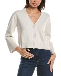 Forte - Wide Sleeve Button Shoulder Sweater - Lyst