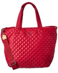 MZ Wallace - Large Metro Nylon & Leather Tote Deluxe - Lyst