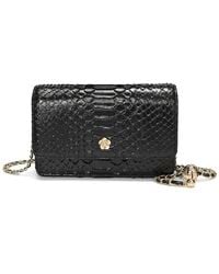 Tiffany & Fred Paris - Python-Embossed Leather Crossbody - Lyst
