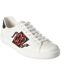 mens gucci snake trainers