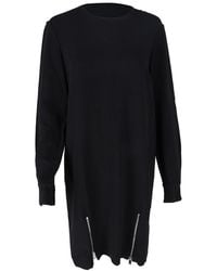Stella McCartney - Zip-Detail Midi Dress, Size Eu (Authentic Pre-Loved) - Lyst