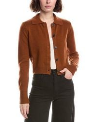 FRAME - Shrunken Cashmere Cardigan - Lyst