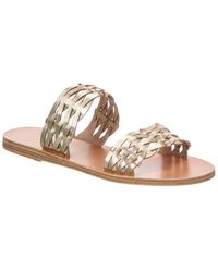 Ancient Greek Sandals - Melia Woven Leather Sandal - Lyst