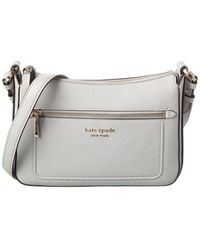 Kate Spade - Hudson Pebbled Leather Medium Crossbody - Lyst