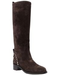 Ferragamo - Tawnie Below Leather Knee Boot - Lyst