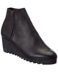 Arche - Larkya Leather Wedge Bootie - Lyst