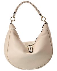 Italian Leather - Top Handle Shoulder Bag - Lyst