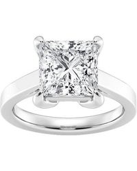 Lab Grown Diamonds - 14K 4.00 Ct. Tw. Lab-Grown Diamond Solitaire Engagement Ring - Lyst