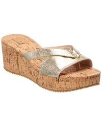 Donald J Pliner - Sotira Leather Sandal - Lyst