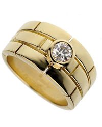 Cartier - 18K 0.25 Ct. Tw. Diamond Panthere Ring (Authentic Pre-Owned) - Lyst