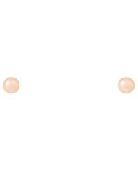 Splendid - 14k 3-4mm Pearl Earrings - Lyst