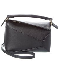 Loewe - Puzzle Edge Mini Leather Shoulder Bag - Lyst