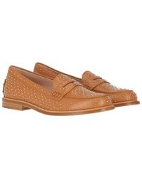 Tod's - Borchie All Over Leather Loafer - Lyst