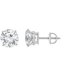 Lab Grown Diamonds - 14K 5.50 Ct. Tw. Lab Grown Diamond Studs - Lyst