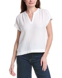 Splendid - Saint Tropez Gauze Blouse - Lyst