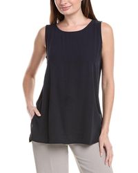 Eileen Fisher - Sleeveless Silk Tunic Tank - Lyst