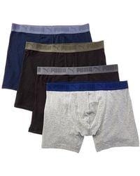PUMA - Set Of 4 Boxer Brief - Lyst