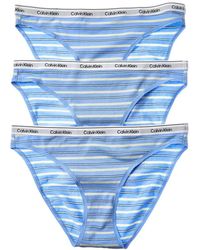 Calvin Klein - 3Pk Icon Logo Bikini - Lyst