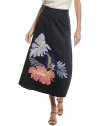 tyler boe - Valentina Applique Skirt - Lyst