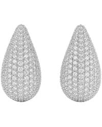 Jewels by Sunaina - Narina 14K Plated Cz Stud Earrings - Lyst
