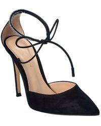 Gianvito Rossi - Montecarlo D'Orsay 105 Suede Pump - Lyst