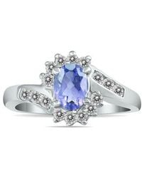 Gem Spark - 14K 1.41 Ct. Tw. Diamond & Tanzanite Ring - Lyst