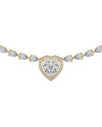 Sabrina Designs Lab Grown Diamonds - 14K 11.89 Ct. Tw. Lab-Grown Diamond Tennis Necklace - Lyst