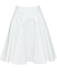 Alaïa - Alaïa 10 Corso Como Cotton Flared Skirt, Size Fr (Authentic Pre-Loved) - Lyst