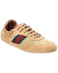 Gucci - Gg Supreme Canvas & Leather Sneaker - Lyst