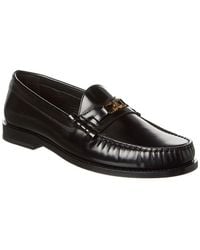 Celine - Luco Leather Loafer - Lyst