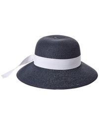Bruno Magli - Med Brim Straw Sun Hat - Lyst