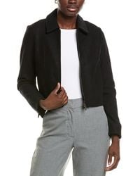 Marc Cain - Solid Wool Jacket - Lyst