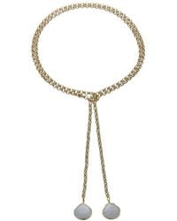 Rachel Reinhardt Jewelry - 14K Plated Moonstone Necklace - Lyst