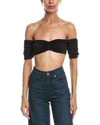 Susana Monaco - Gathered Off The Shoulder Top - Lyst