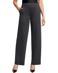 NIC+ZOE - Drapey Ponte Wide Leg Ankle Pant - Lyst