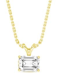 Amairah - 14K 2.00 Ct. Tw. Lab-Grown Diamond Solitaire Pendant Necklace - Lyst