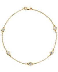 Suzy Levian - 14k 0.75 Ct. Tw. Diamond Station Bracelet - Lyst