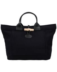 Longchamp - Le Roseau Canvas Shopper - Lyst