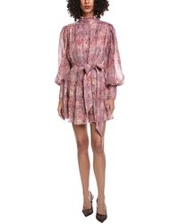 Fate - Printed Mini Dress - Lyst