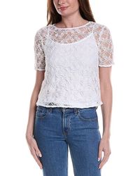 Vince Camuto - Crewneck Blouse - Lyst
