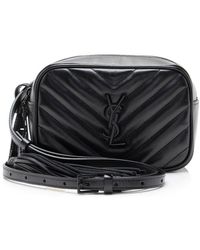 Saint Laurent - Matelasse Calfskin Monogram Lou Belt Bag (Authentic Pre- Loved) - Lyst
