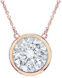 Diana M. Jewels - Fine Jewelry 14k Rose Gold 0.25 Ct. Tw. Diamond Necklace - Lyst