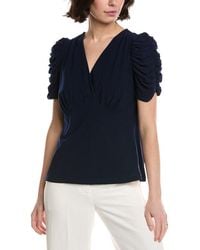 Cece - Puff V-Neck Top - Lyst