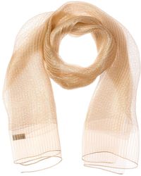 Saachi - Striped Sparkle Sheer Silk Wrap - Lyst