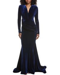 Issue New York - Velvet High-Low Gown - Lyst